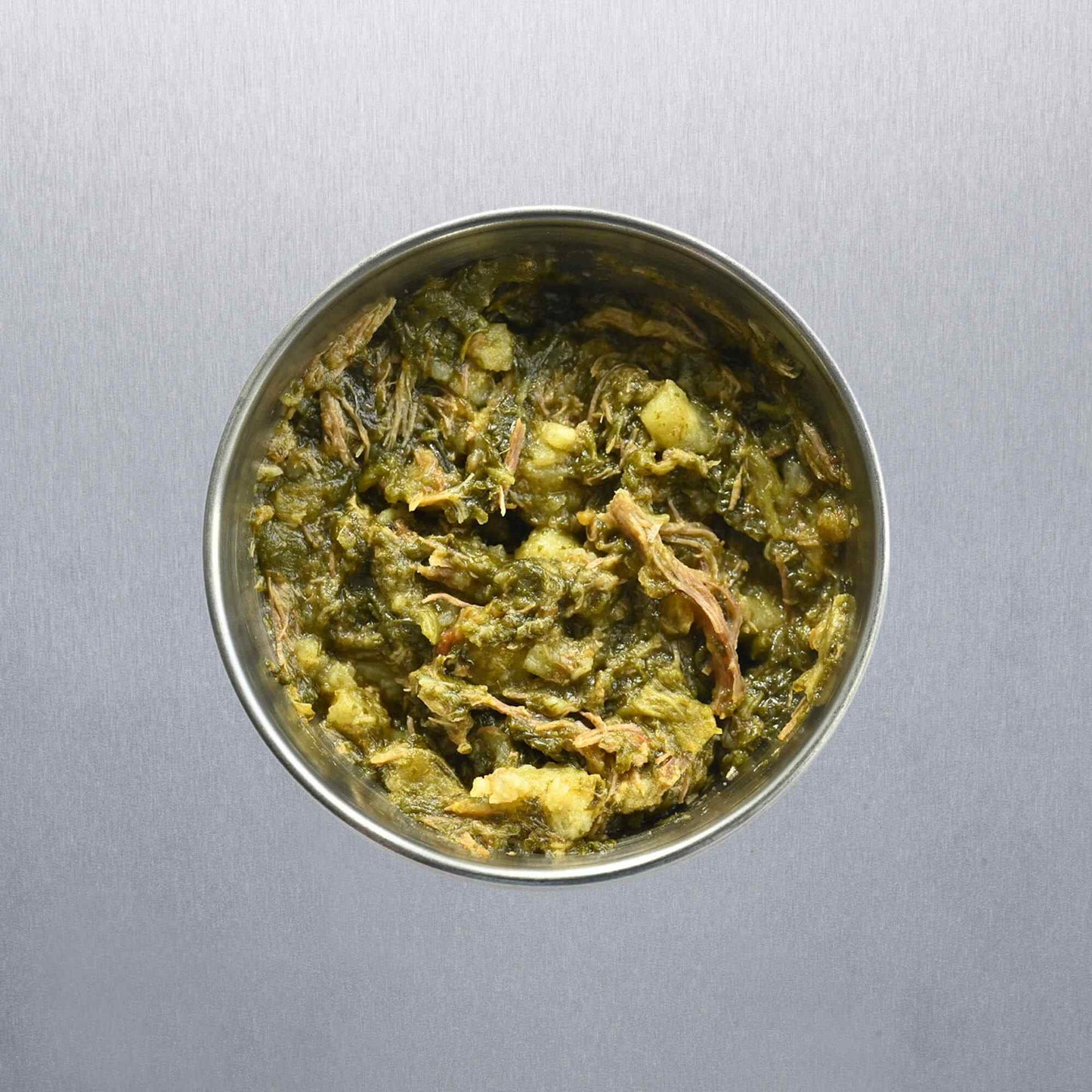 Beef with Spinach and Potatoes