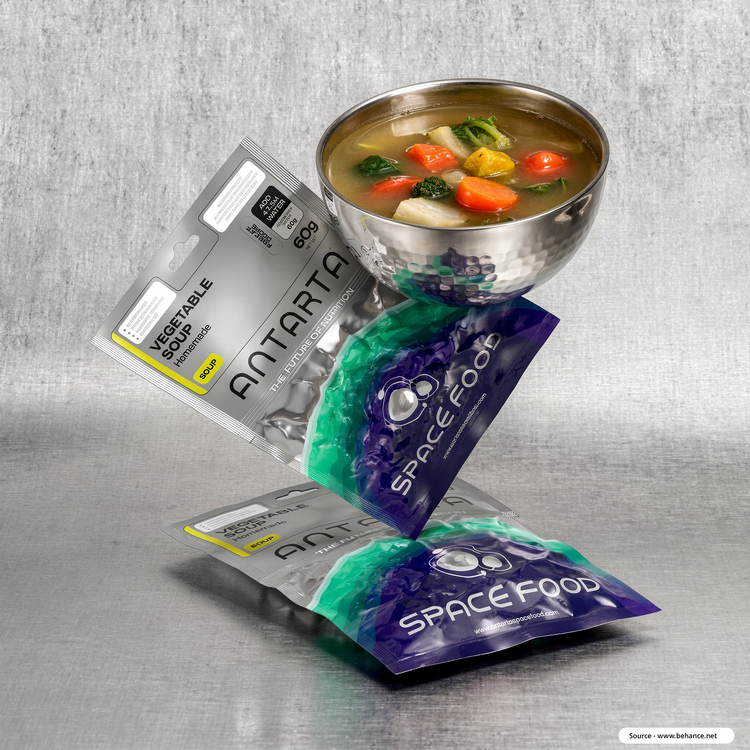 Freeze-dried soups