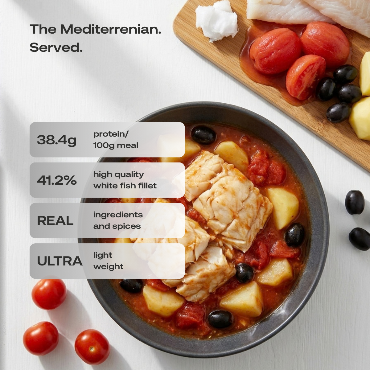 White Fish Mediterranean Style