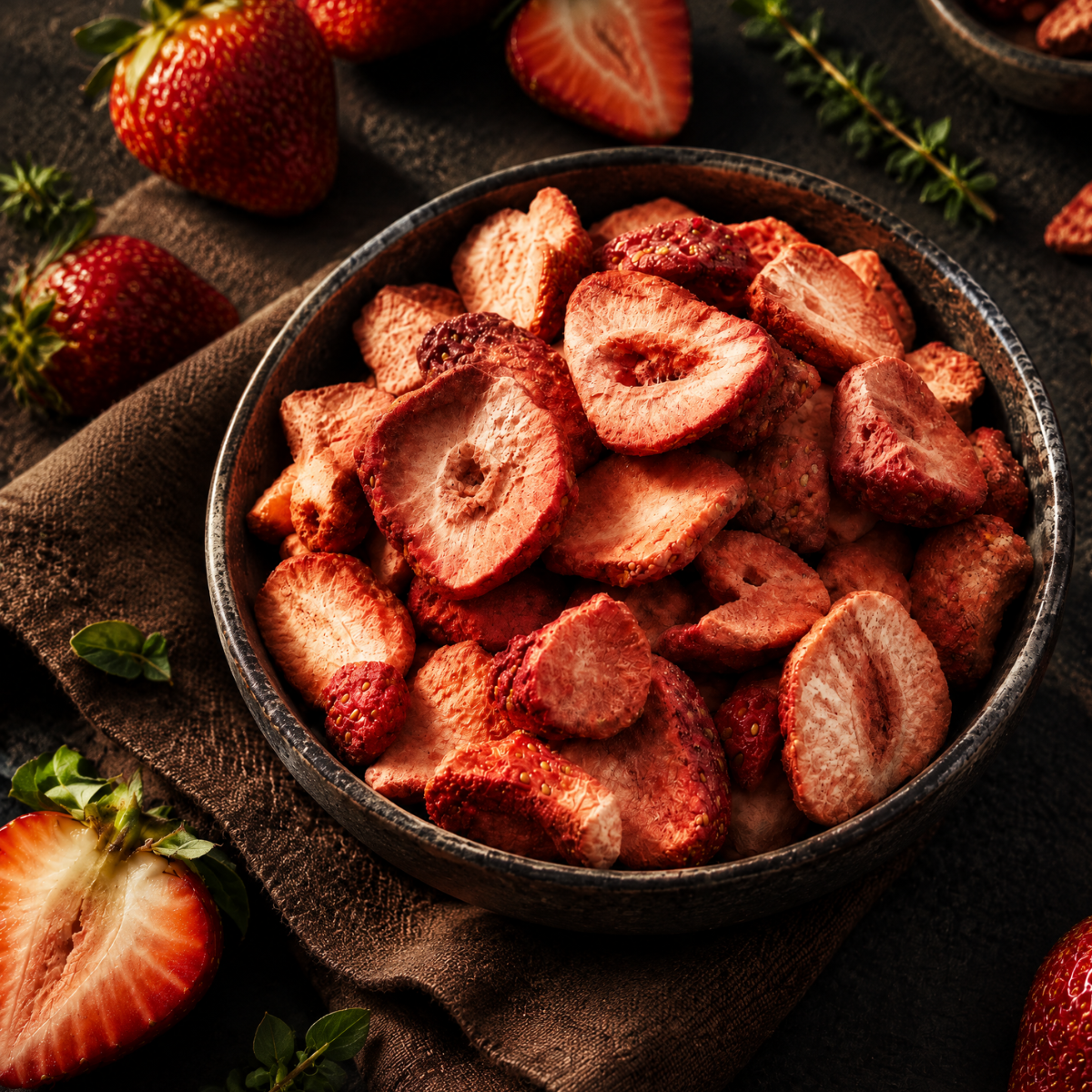 Freeze-dried Natural Strawberries