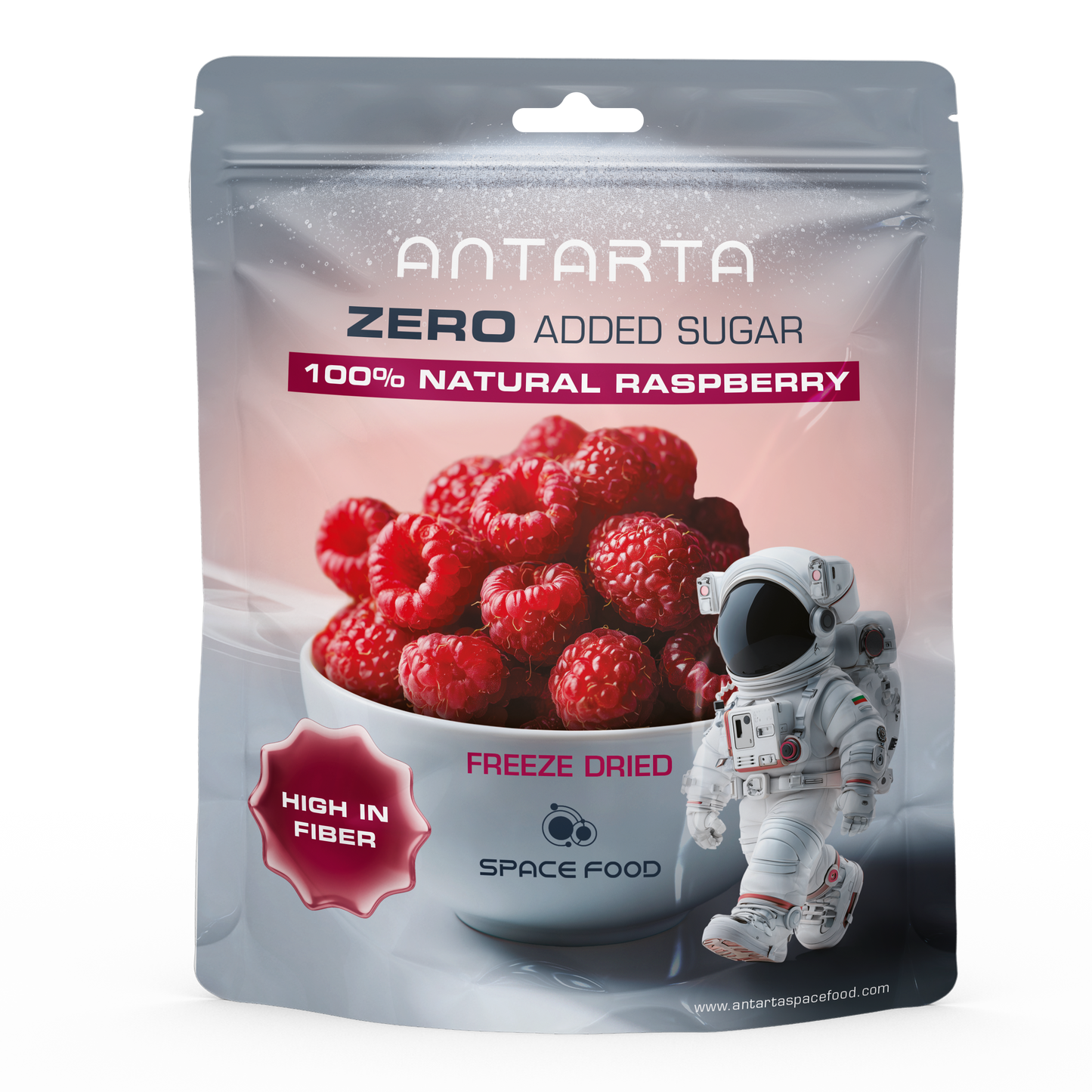 Freeze-dried natural raspberries