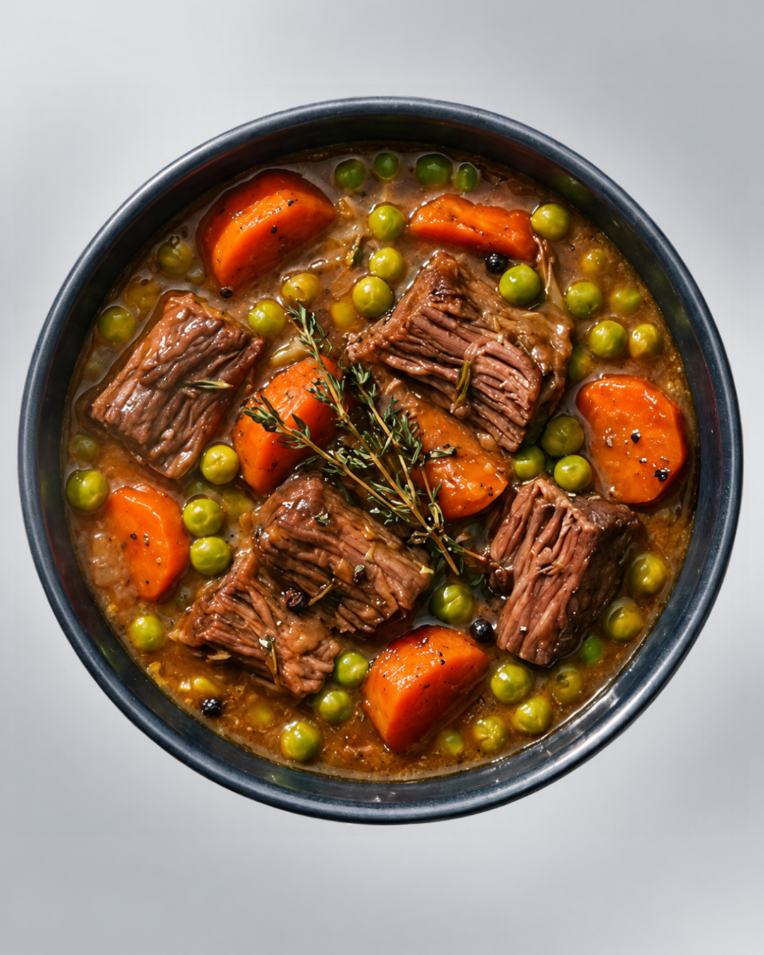 Langsam geschmortes Rindfleisch